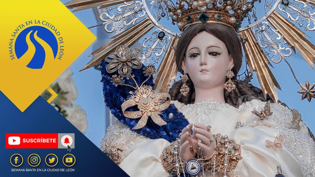 Cortejo Procesional VIRGEN DEL TRONO, Patrona de Nicaragua. #chinandega#nicaragua  2023. Parte 4.