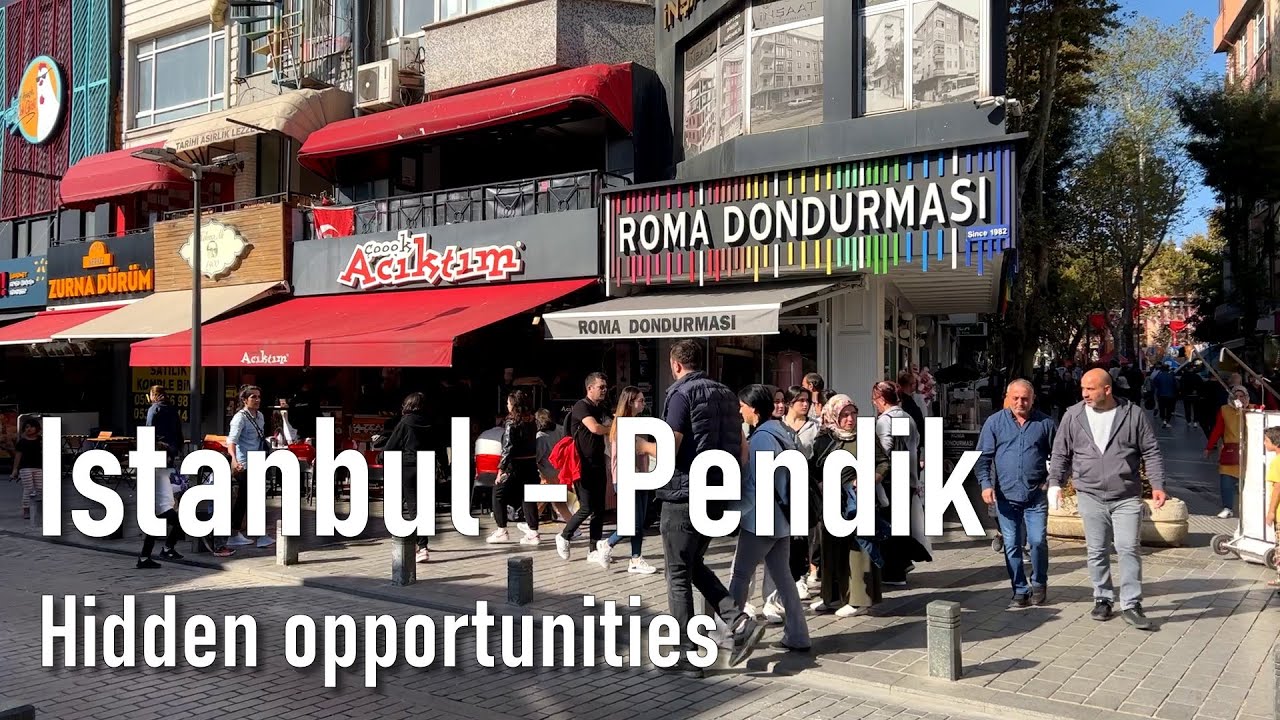 Istanbul - Pendik, versteckte Möglichkeiten - ein Spaziergang über den Fußgängerboulevard
