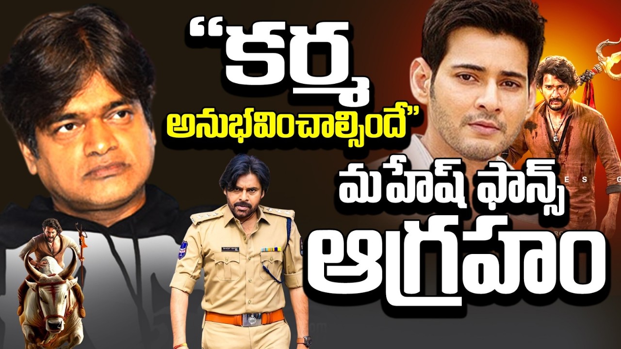 “కర్మ అనుభవించాల్సిందే” మహేష్ ఫ్యాన్స్ ట్రోలింగ్‌పై హరీష్ శంకర్ షాకింగ్ కామెంట్స్ 😳 Mahesh Vs Harish