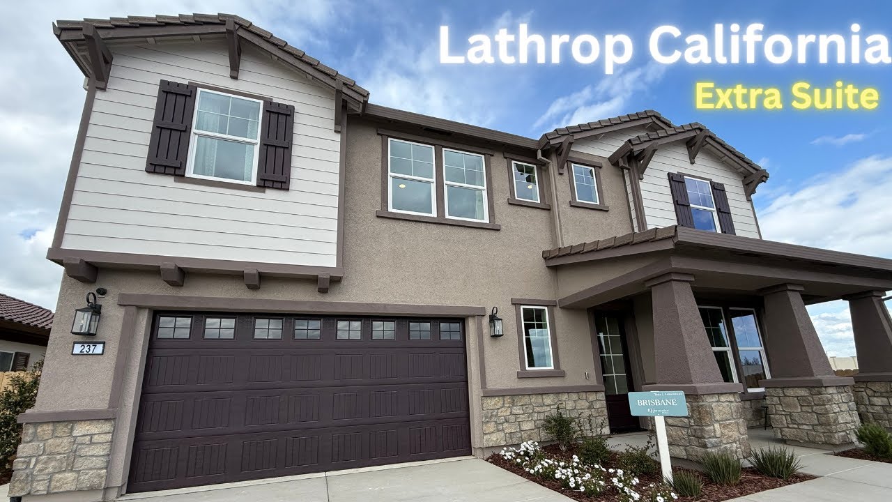 🏡Touring (lathrop homes for sale) KHovnanian Homes in Lathrop CA: Brisbane. Starting $840k