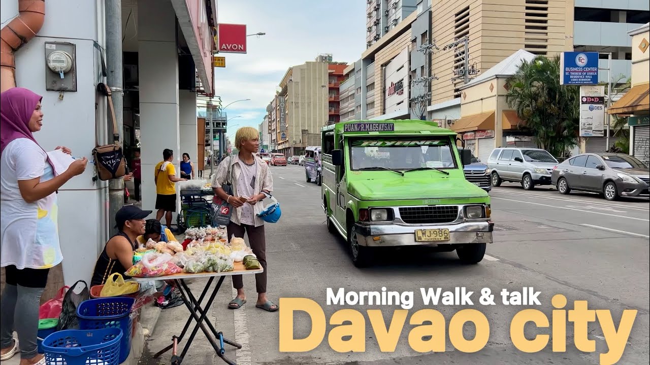 Davao city Morning walk - which better capital of Mindanao? If Mindanao separates from Philippines