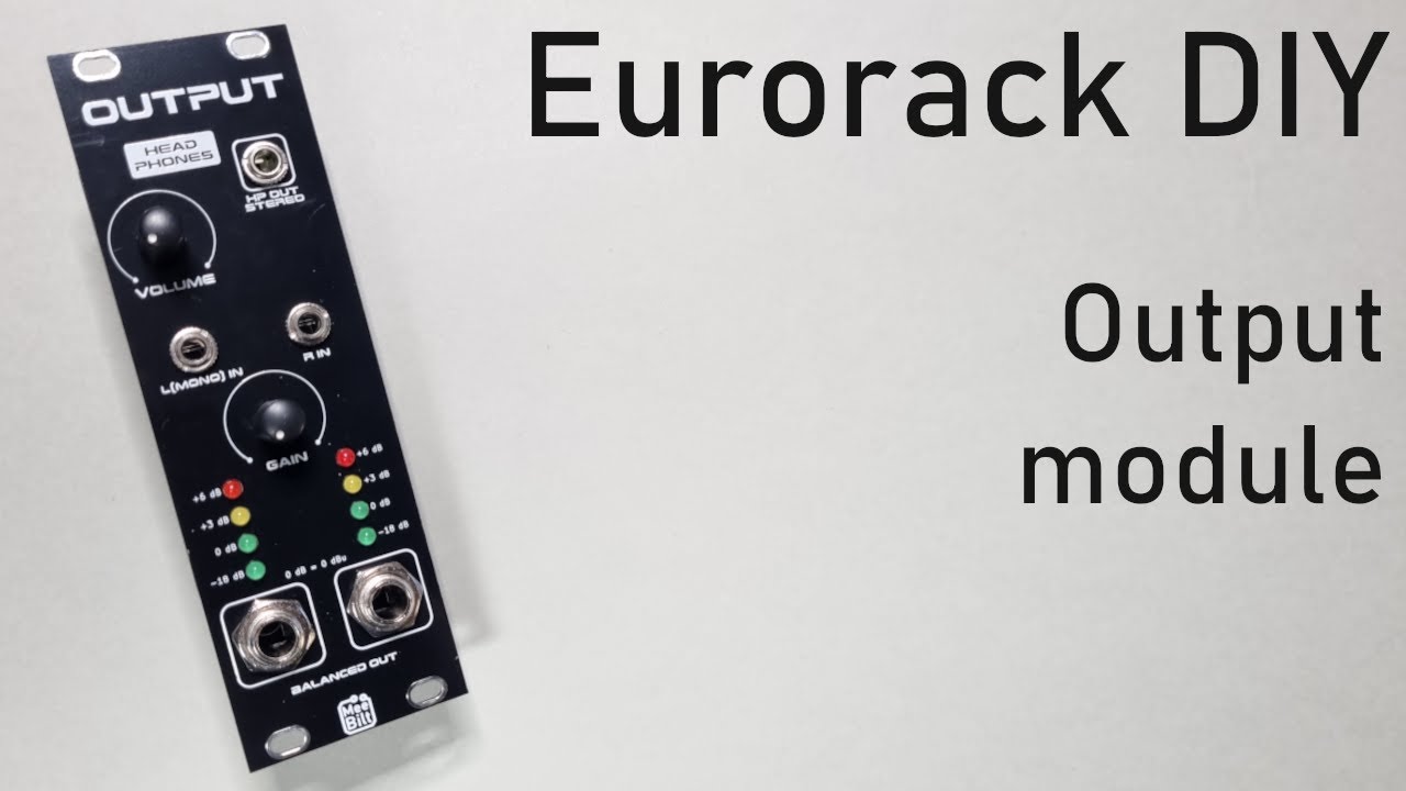 Eurorack DIY: Output module