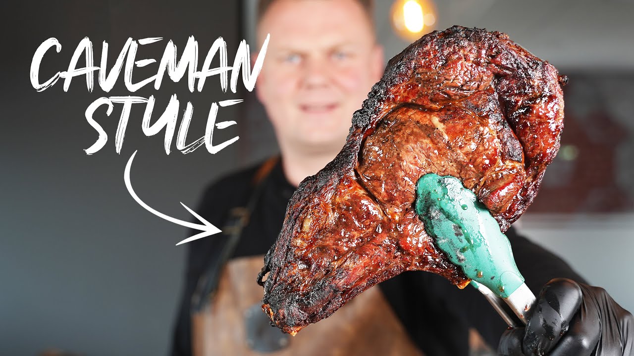 CAVEMAN-STYLE Rib Roast op de BBQ | Kolenboertje
