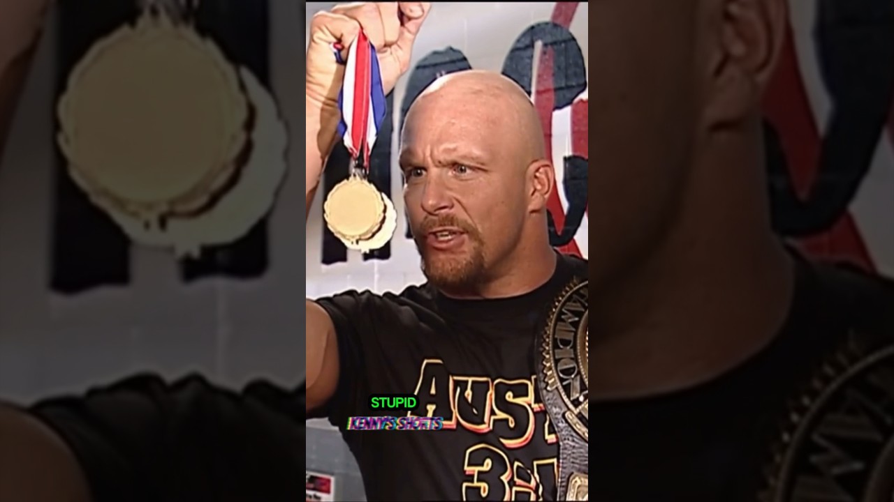 Stone Cold Destroys Kurt Angles Gold Medals 