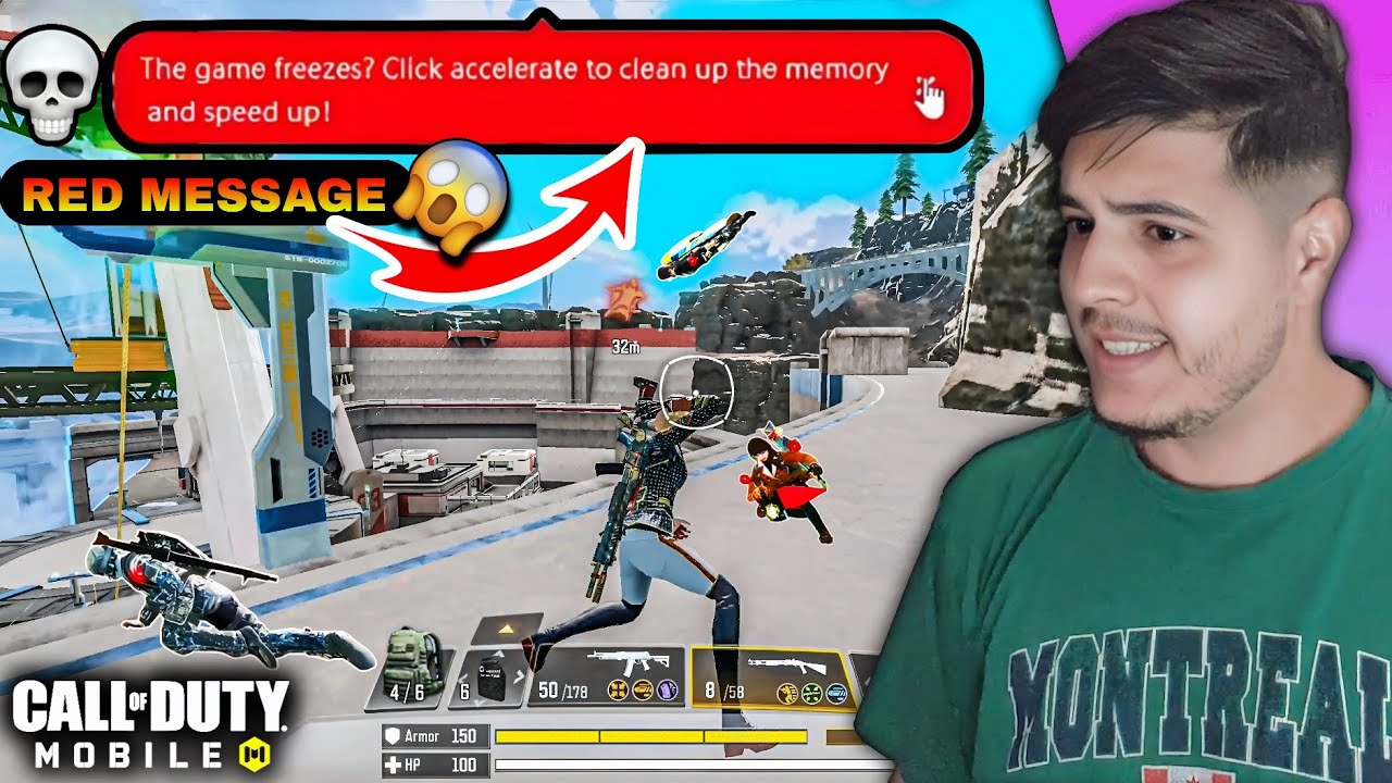 I Almost Die Because Of The Red Message On Gameloop | CALL OF DUTY MOBILE | Solos Vs Squads