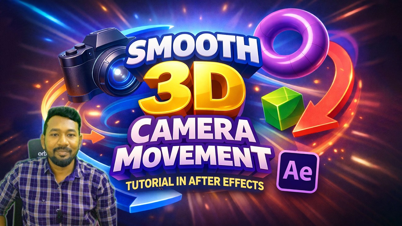 Smooth 3D Camera Movement | After Effects Tamil Tutorial