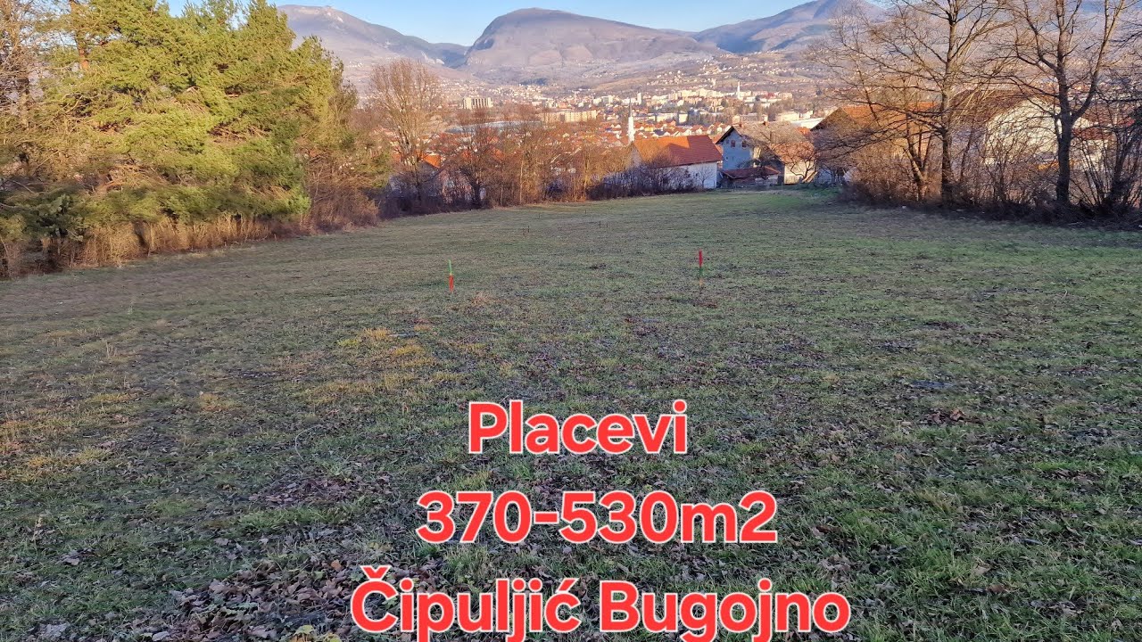 #Placevi na prodaju sa prelijepim pogledom na grad #Bugojno 370m2 do 530m2 #placbugojno #bugojnoplac