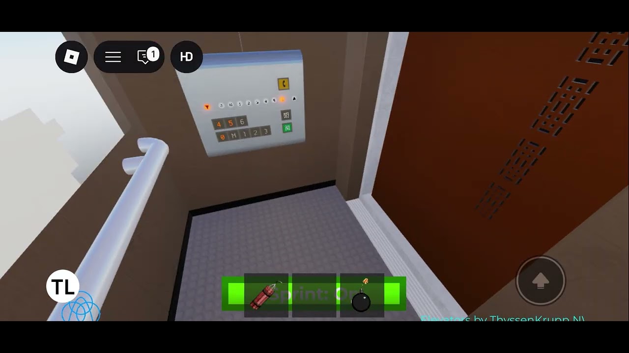 Old Elevator modded by Mitsubishi 