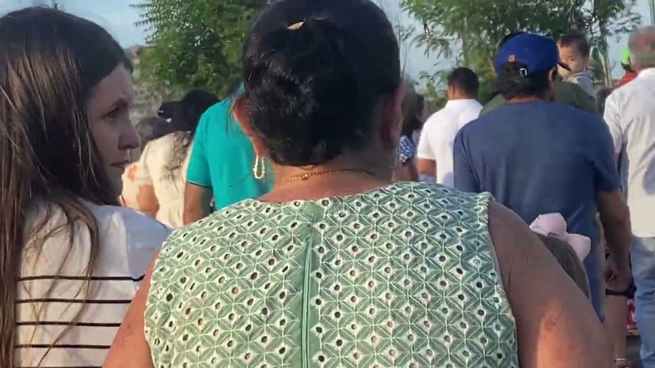Procissão Santa Luzia saquinho moita bonita se