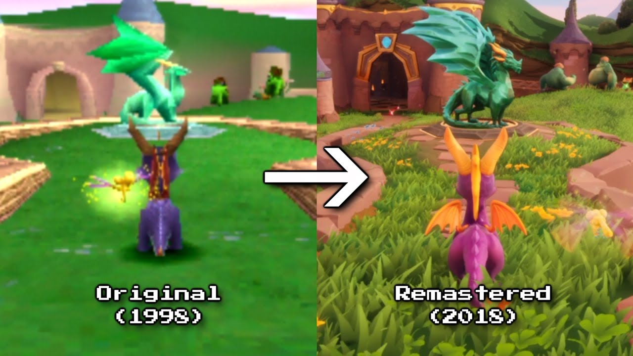 Graphics and Animations Comparison - Spyro 1 vs Reignited