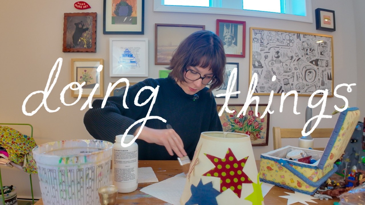 crafting, decorating, and doing things just for fun