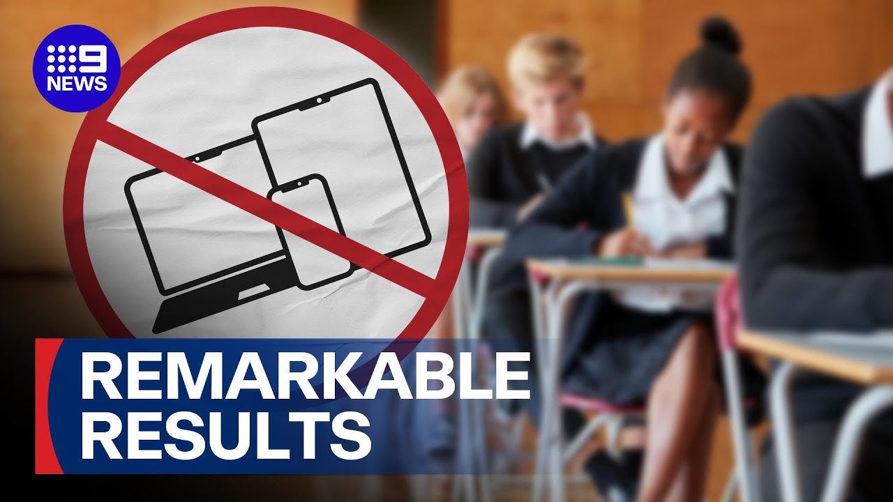 Smartphones and devices banned from Melbourne private school | 9 News Australia
