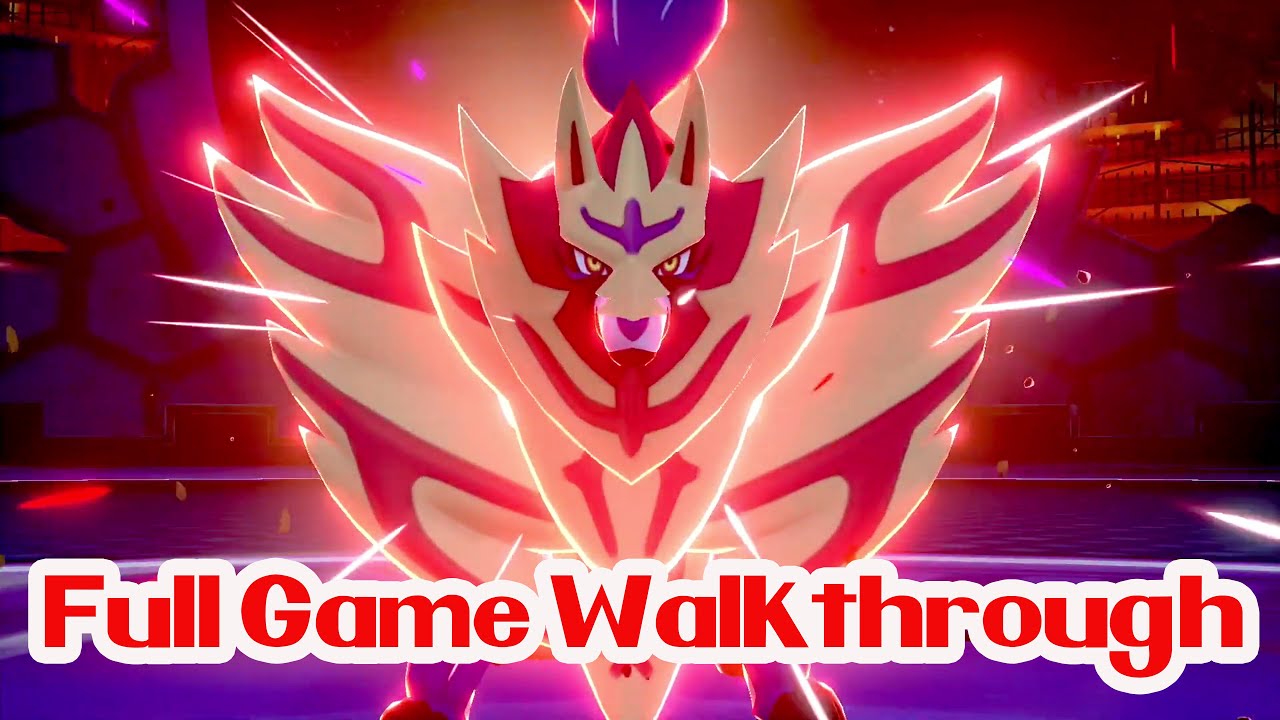 Pokemon Shield Full Game Walkthrough No Commentary 4K
