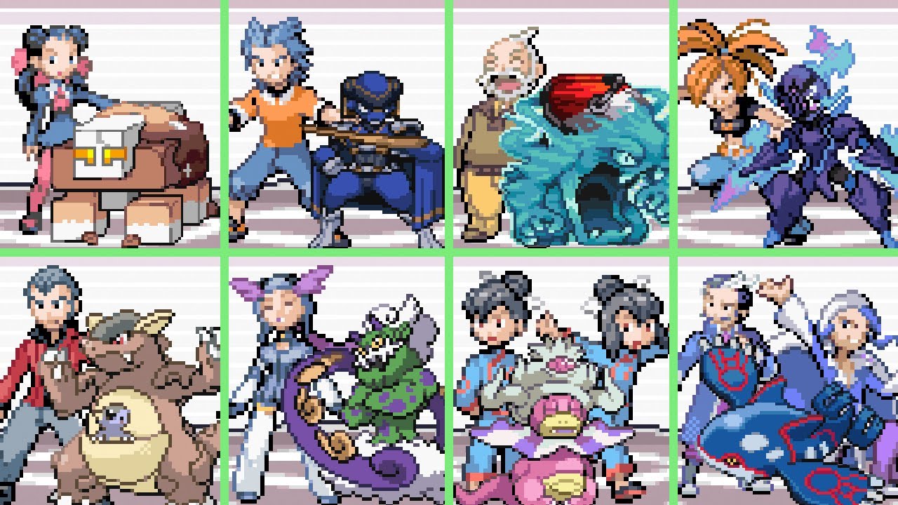Pokémon Elite Redux 2.0 Beta 2 - All Gym Leaders (Elite Mode)