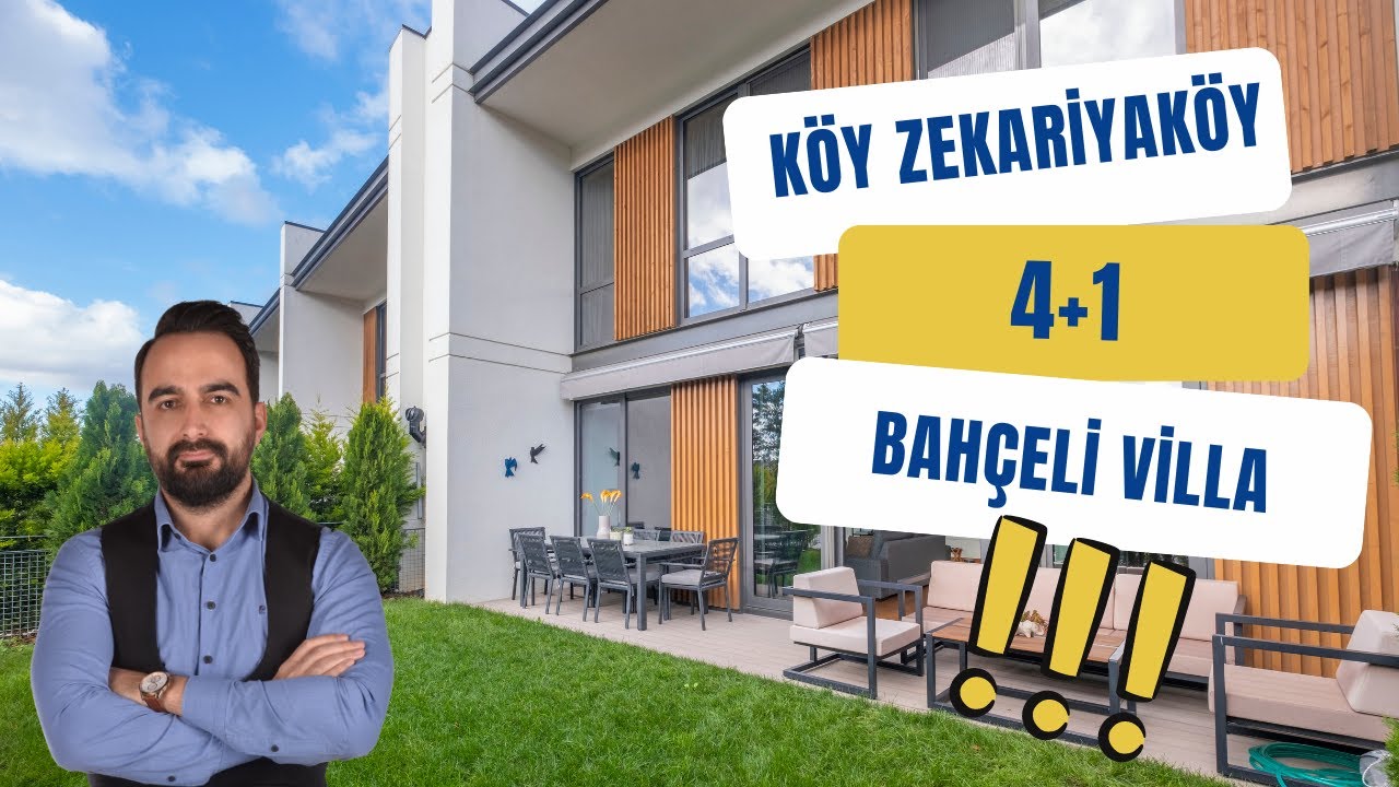 KÖY ZEKERİYAKÖY SIRAEVLER'DE MUHTEŞEM VİLLA