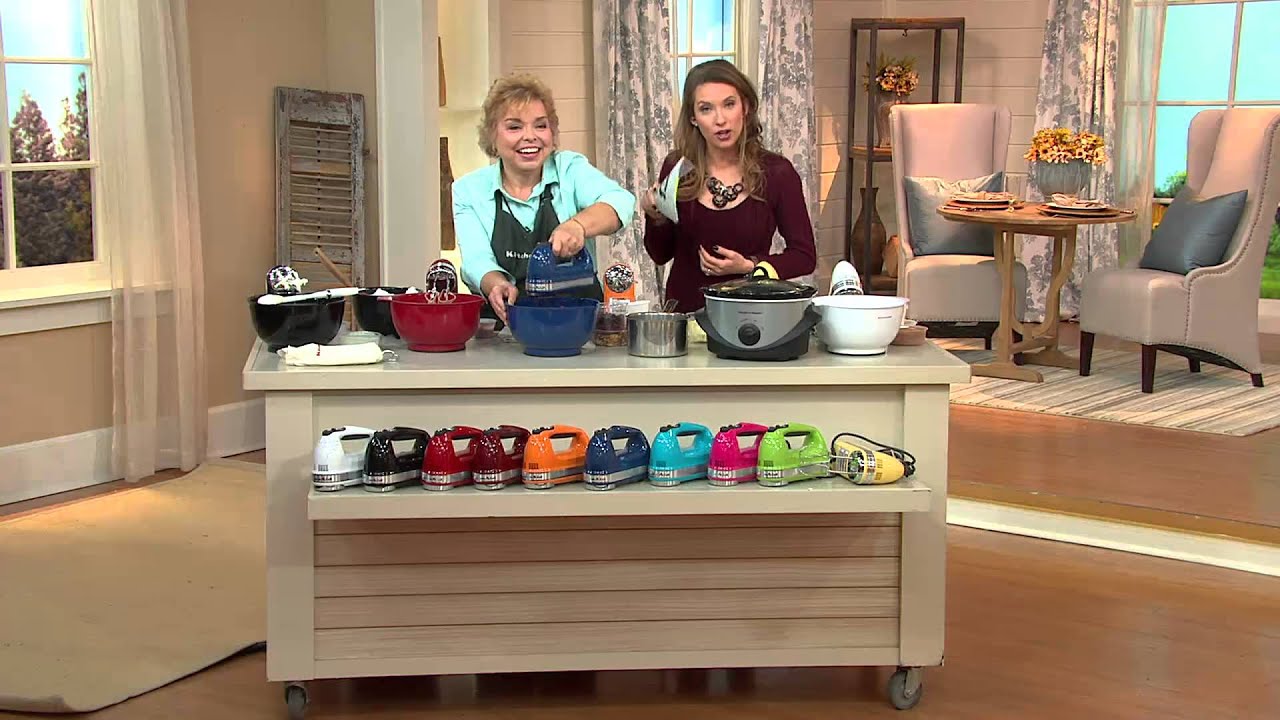 KitchenAid 721 Series 7-Speed Digital Hand Mixer w/ Bag & Dough Hooks with Courtney Cason