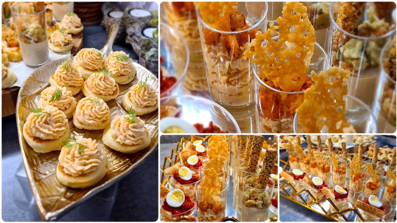 Verrines salées|| Organisation buffets || apéritives pour les fêtes  ||