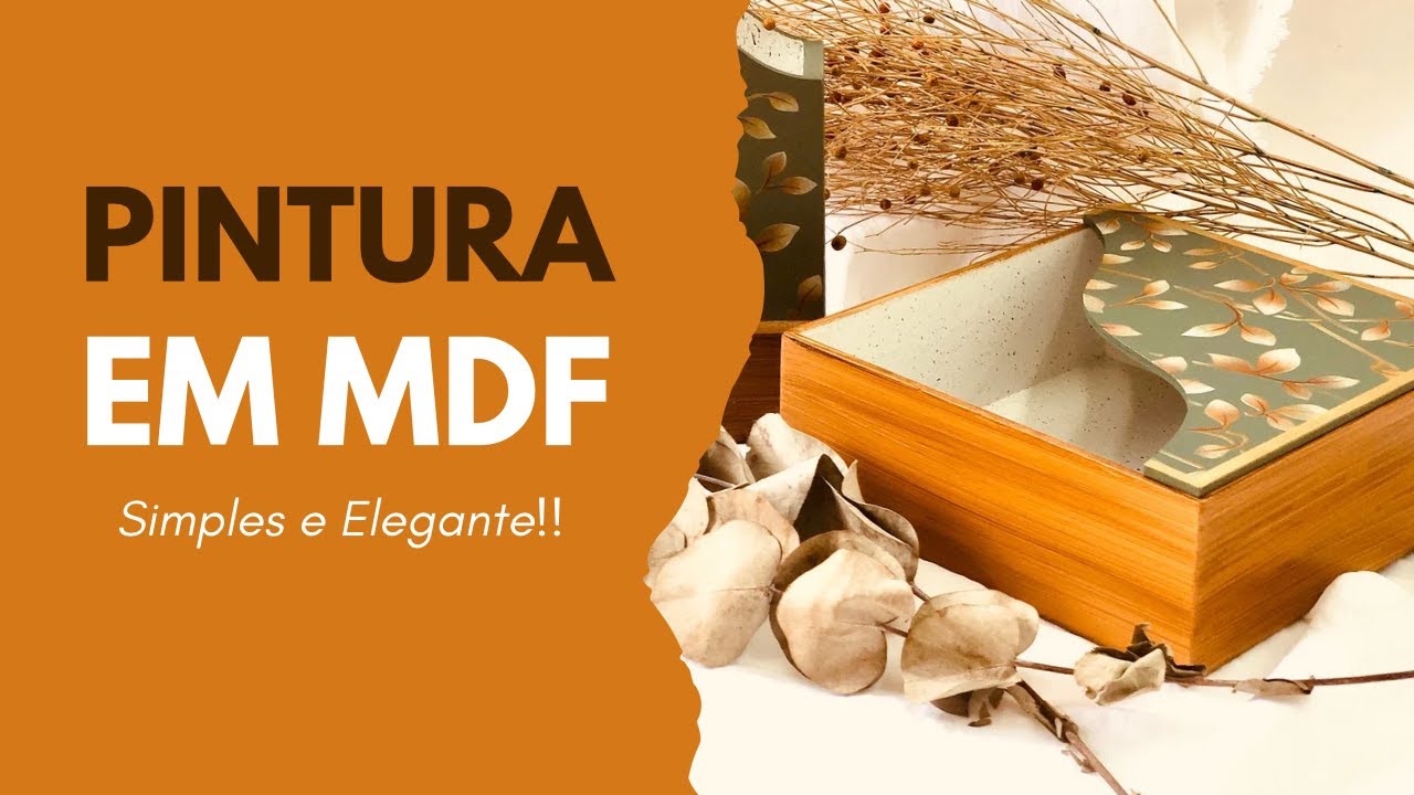 COMO EU FIZ UM PORTA GUARDANAPOS SUPER SIMPLES E ELEGANTE EM MDF COM STENCIL
