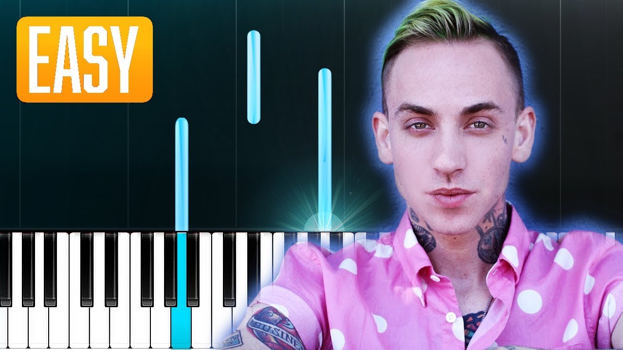 Blackbear - idfc (100% EASY PIANO TUTORIAL