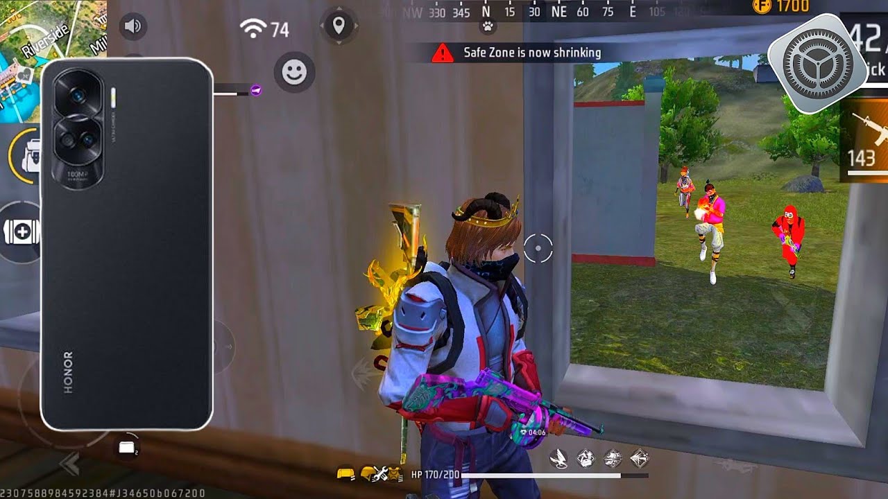 ⚡ Honor 90 Free Fire Max Gameplay Test ⚡ Honor 90 Free Fire Max Gaming Test