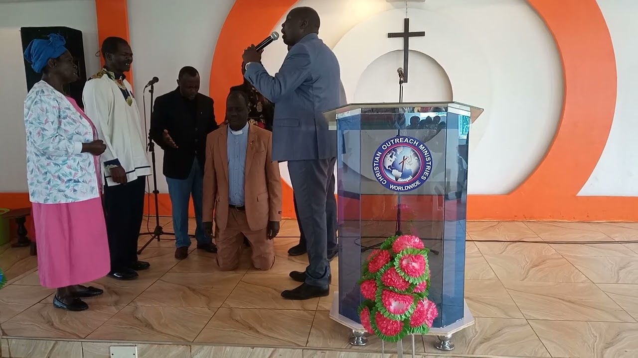 ORDINATION SESSION OF ONE OF OUR PASTORS UNDER BISHOP AURA AT COC SIRENDE