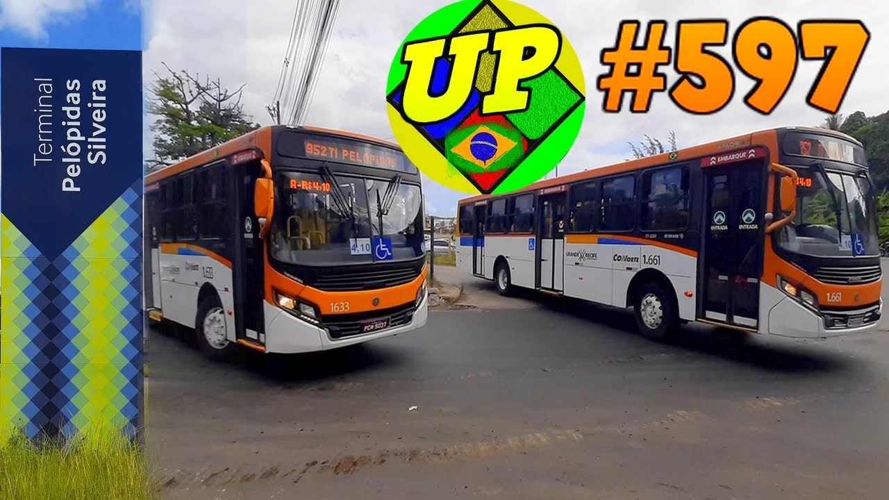 #597 Ti  PELÓPIDAS SILVEIRA -  Movimentação intensa de ônibus e BRTs na cidade de Paulista