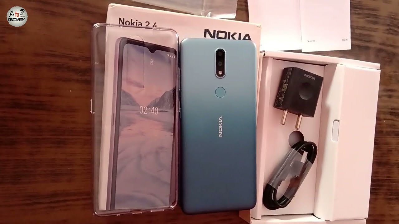 Unboxing NOKIA 2 4 | First Look and Unboxing of Nokia 2.4 (Fjord Blue,64 GB) (3 GB RAM)