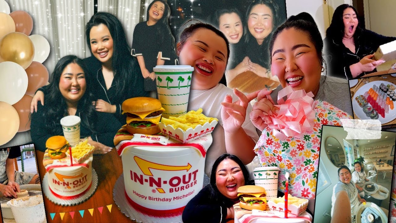 VLOG: surprising my bestie for her birthday, she cried, eating NOBU sushi, ceramics date, huge cake!