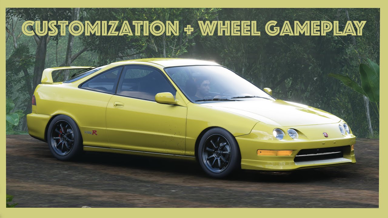 Forza Horizon 5 - Acura Integra Type R Customization + Wheel Gameplay (Drag Build)