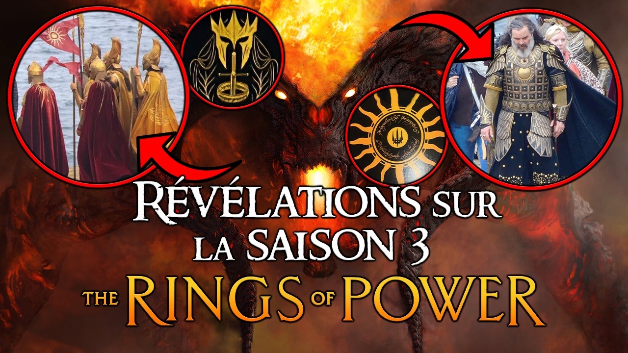Nouvelles r&eacute;v&eacute;lations sur la SAISON 3 des ANNEAUX DE POUVOIR - SEIGNEUR DES ANNEAUX