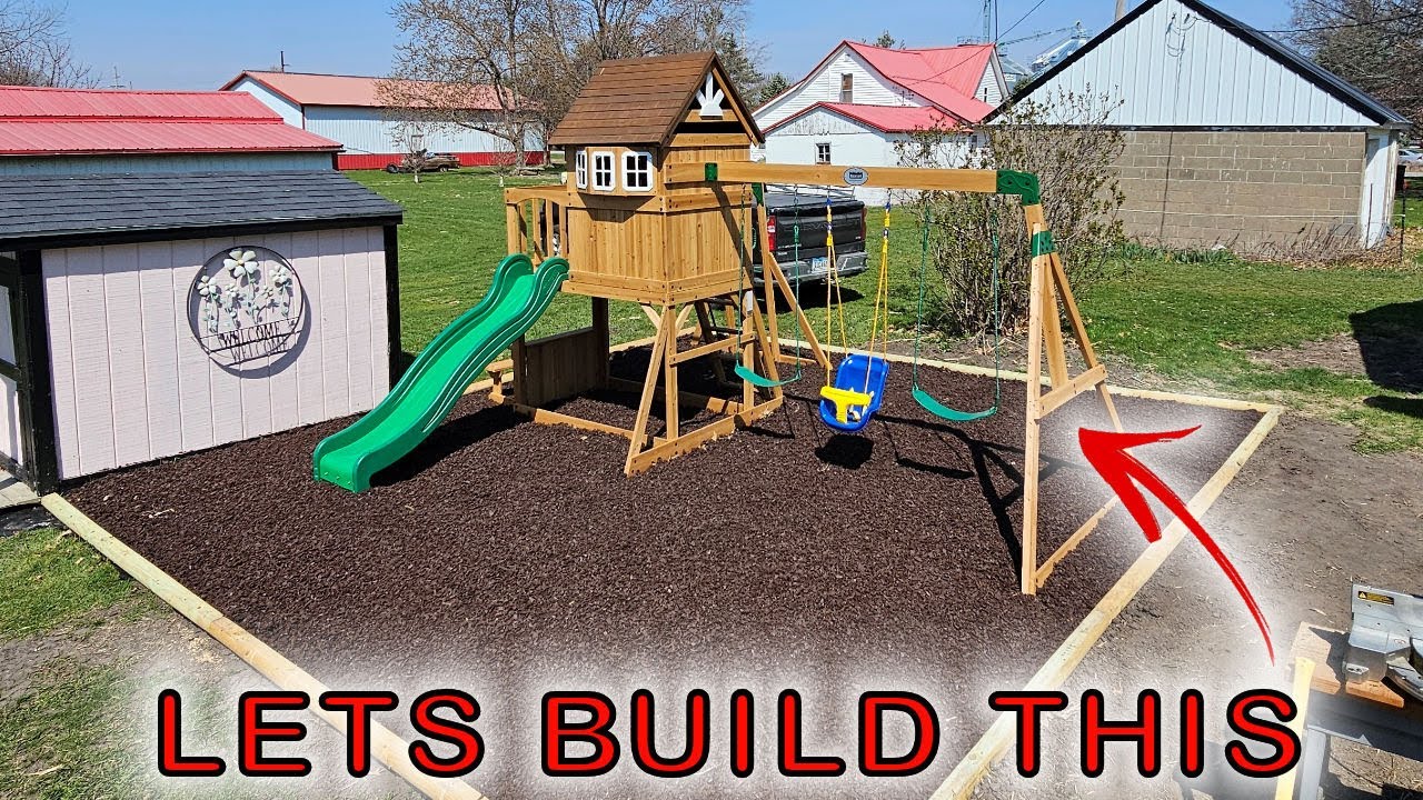 DIY Playset Base That Keeps Kids Safe While Playing