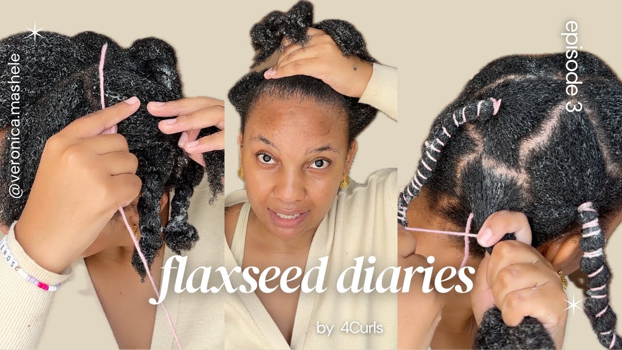 Flaxseed First Impressions | Fun African Threading | Hair Mask?