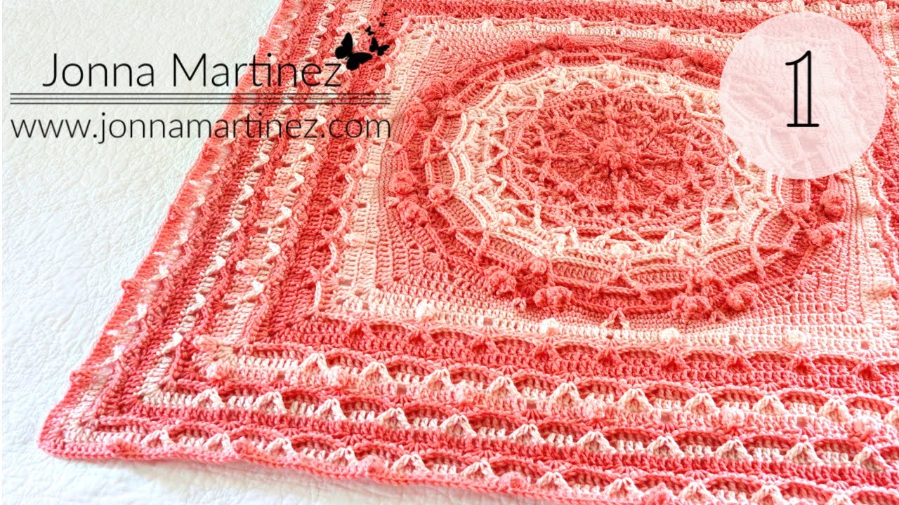 🎉PART 1 | How To Crochet a complex Blanket | BebaBlanket | High Tide Waves Pattern #crochetblanket