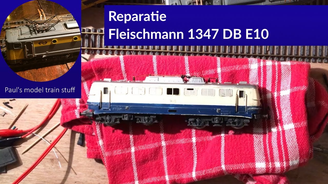 Reparatie: Fleischmann 1347 DB E10
