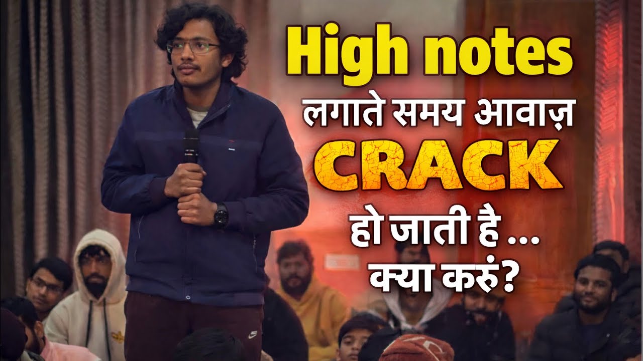 Voice cracks while hitting high notes, what should I do about it?|Workshop Q/A session|Sur Aur Taal