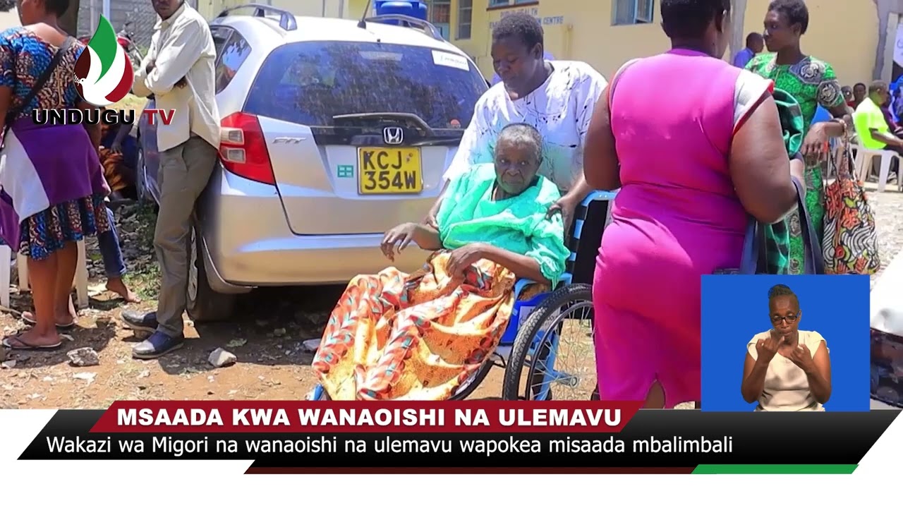 Wakazi wa Migori na wanaoishi na ulemavu wapokea misaada mbalimbali.