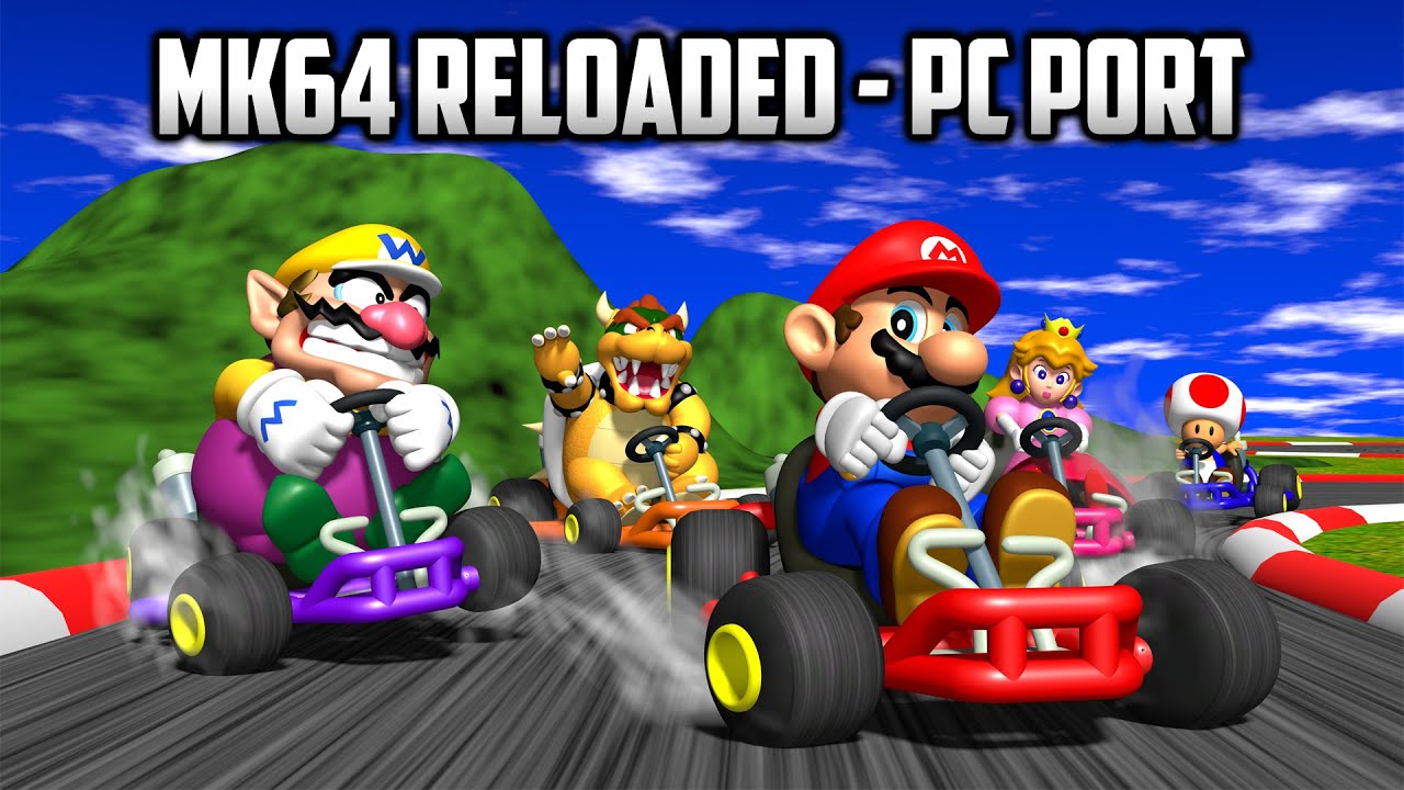 ⭐ Mario Kart 64 PC Port - MK64 Reloaded (for SpaghettiKart)