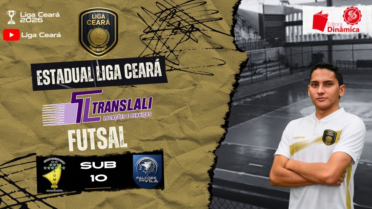Estadual Liga Ceará Translali Futsal 2026: Sumov x Falcões da Vila - Categoria Sub-10