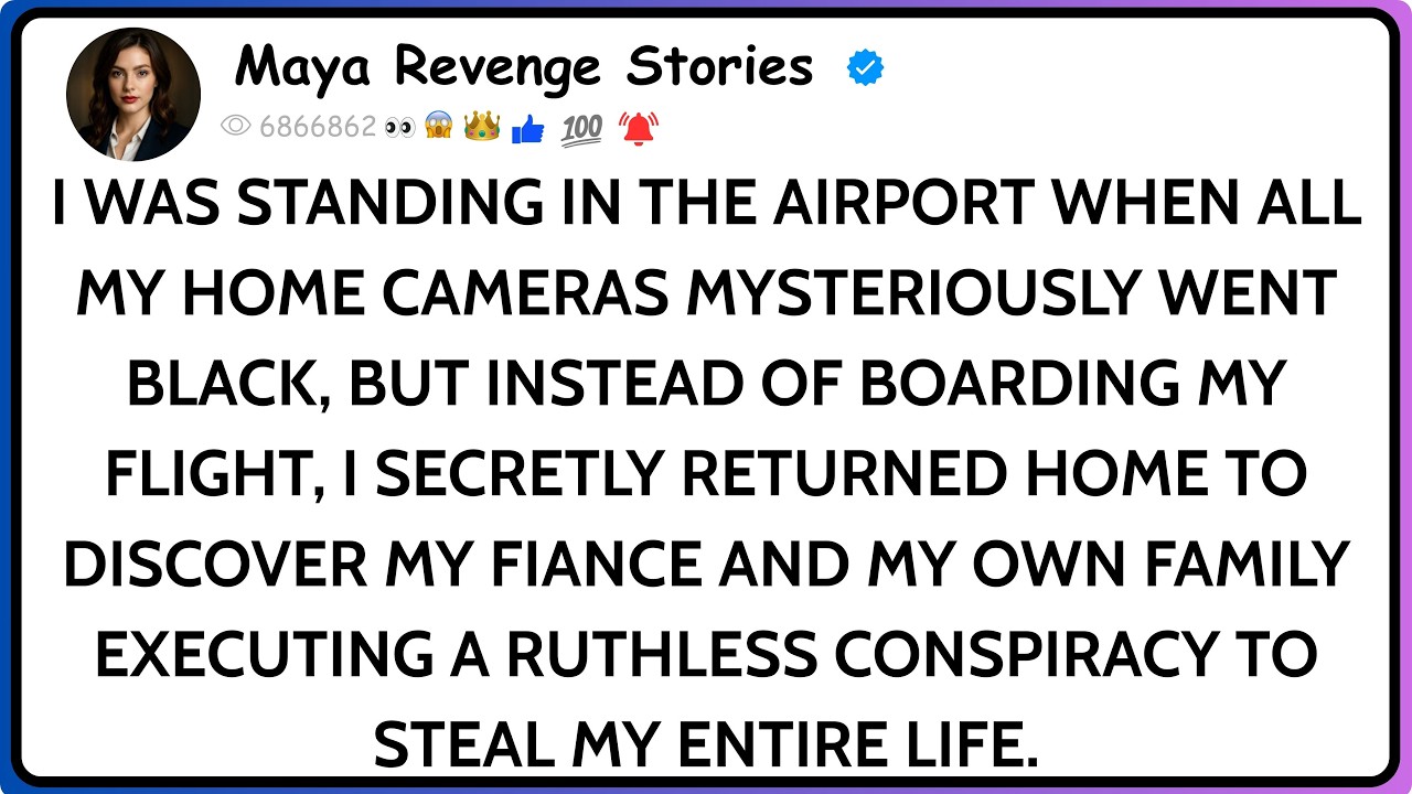 I Just Arrived At The Airport When I Saw That My Home Camera Was Off. And Then This Happened...