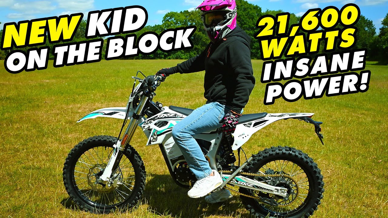 MENTAL New E-bike! :BRZ Racoon Pro 84v 21Kw ... The End of Sur-Ron!?