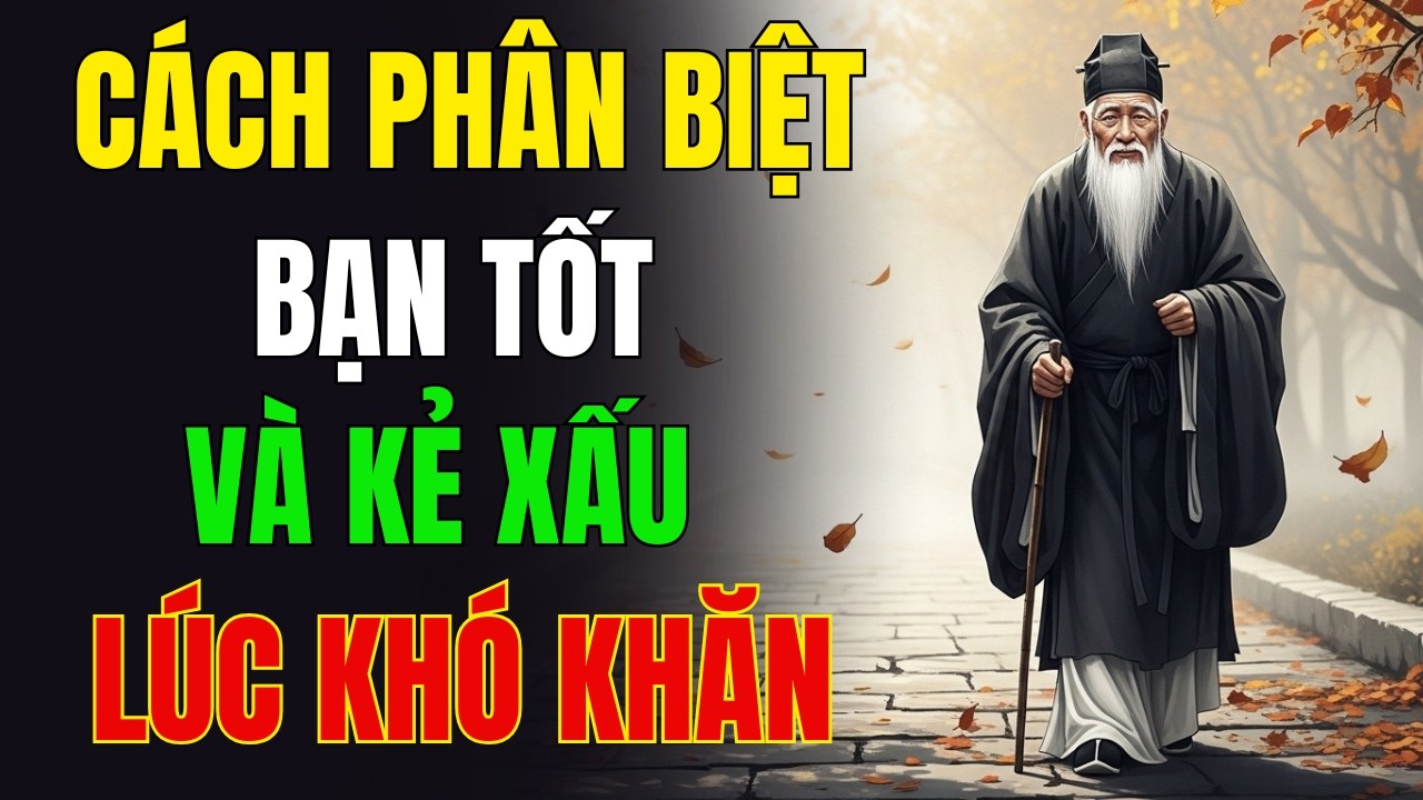 Lời Dạy Ngàn Năm: Giúp Phân Biệt Bạn Tốt Và Kẻ Xấu Trong Lúc Khó Khăn