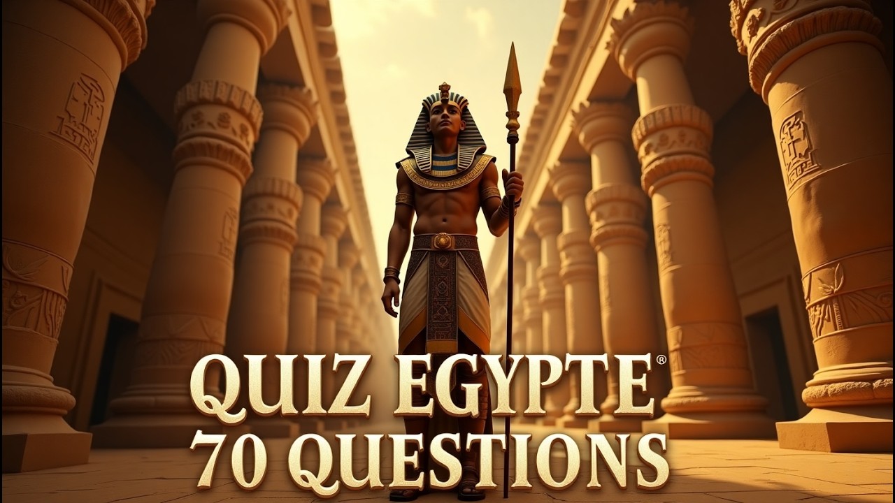 Quiz Égypte - 70 Questions Fascinantes sur l’Antiquité Égyptienne ! 🔺🇪🇬