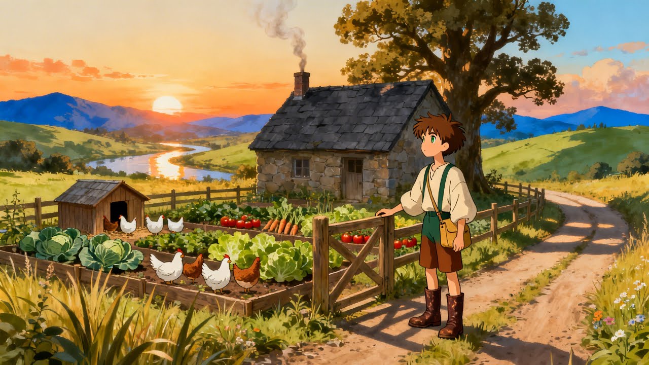 Soft Rain 🏕️🏞️ and Sunday Breakfast Together | ghibli style | The silent shelter