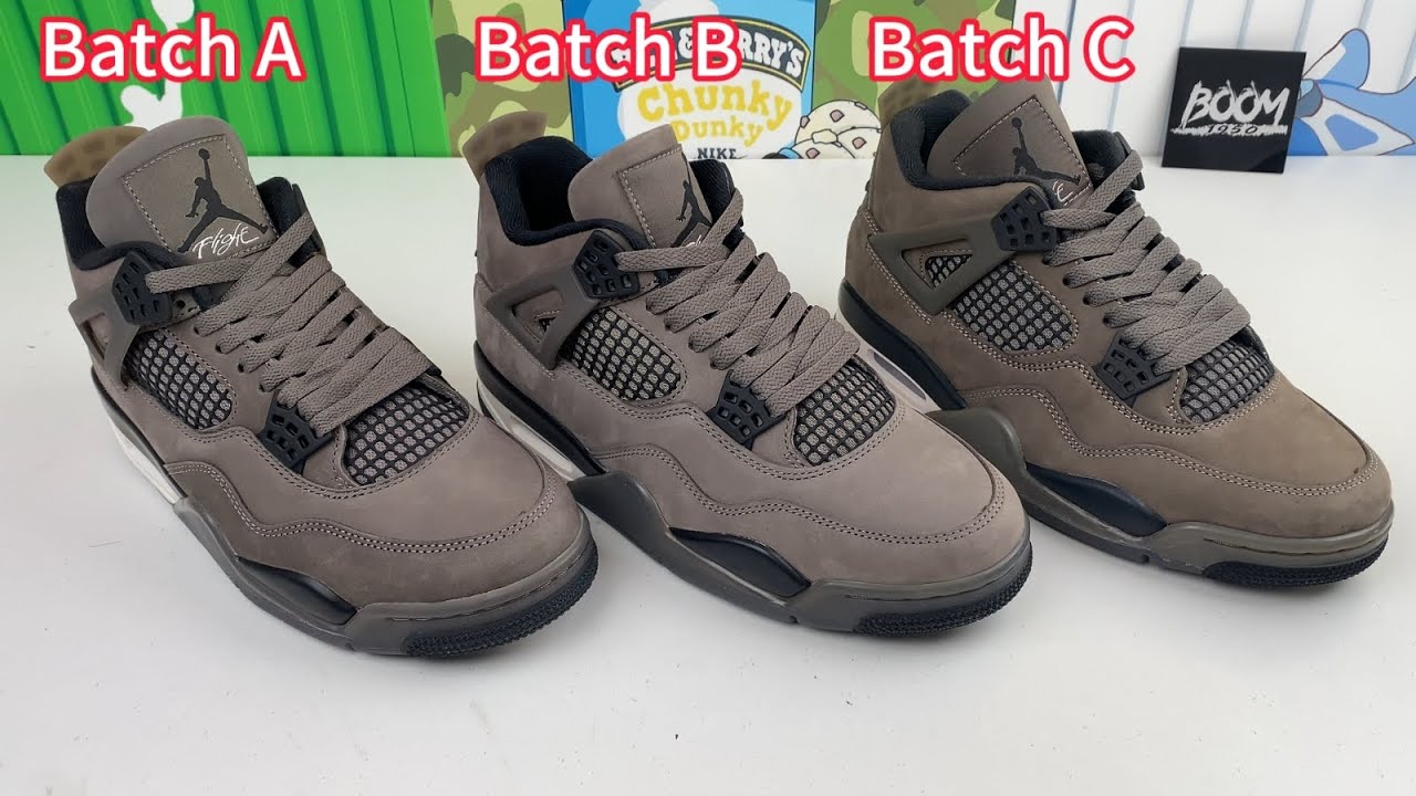 REAL VS REPS:Jordan 4 Retro Cave Stone comparison & on feet