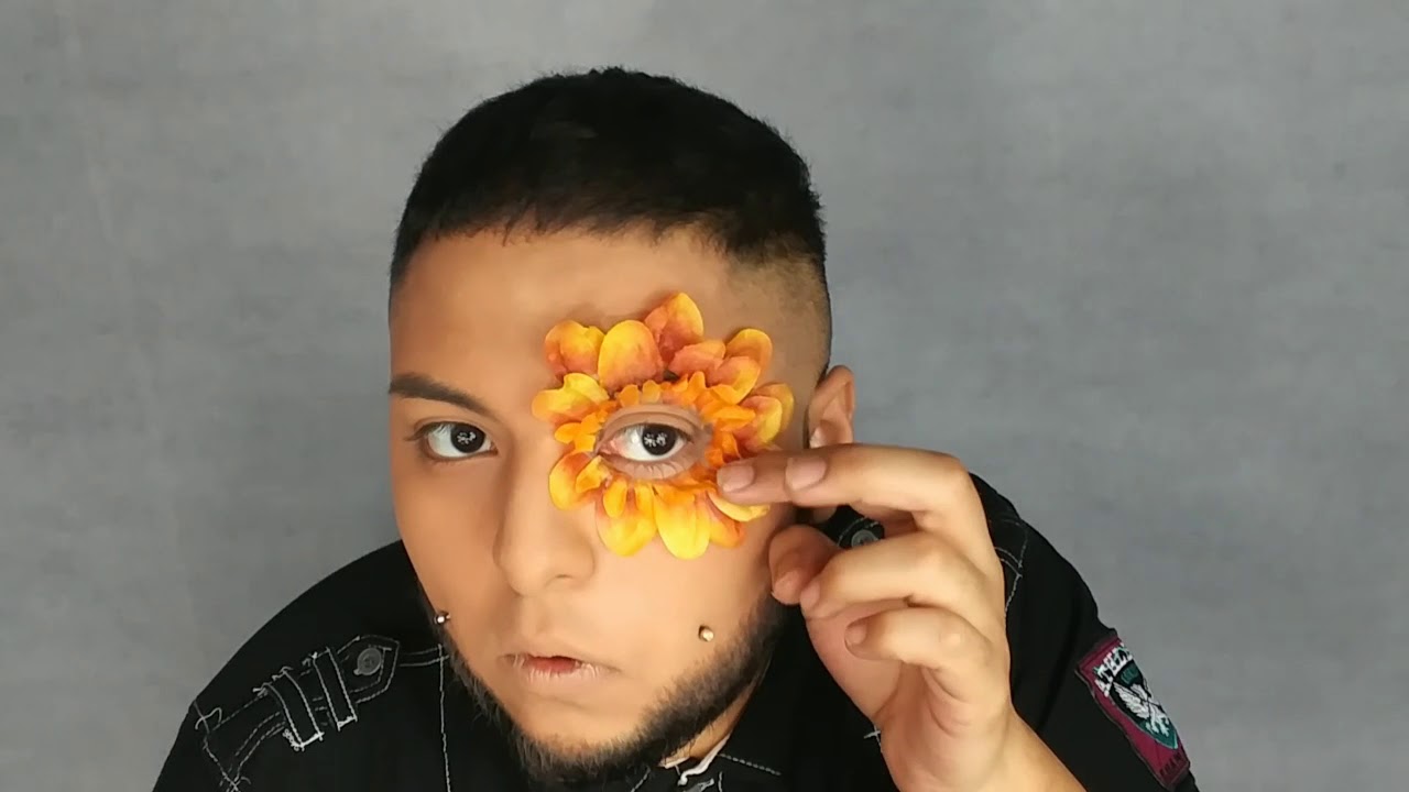 Flower makeup tutorial