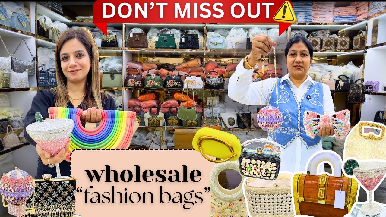 Ladies Purse & Handbags Wholesale Market 😍| Imported Ladies Purse & Bags 💼 | Meenakshi Traders