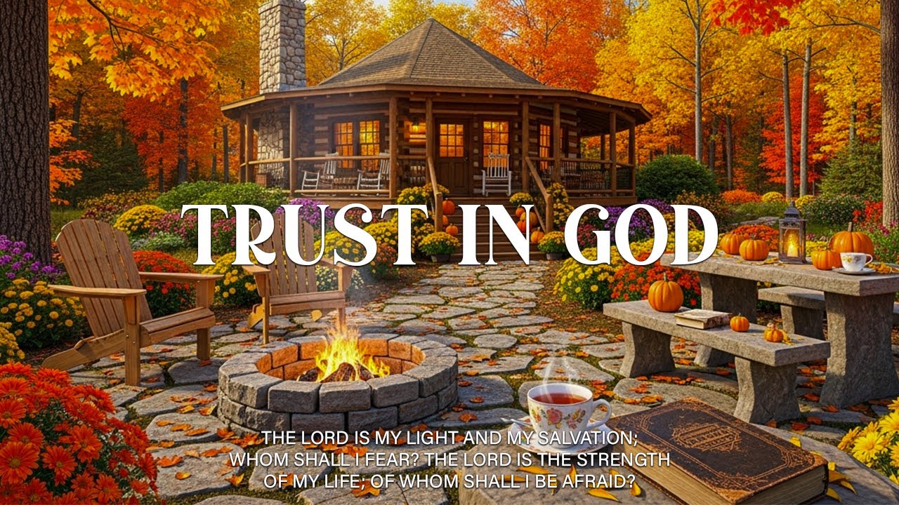 Trust In God : Peaceful Autumn Worship Piano 🍂 Inspiring Bible Verses That Touch the Heart