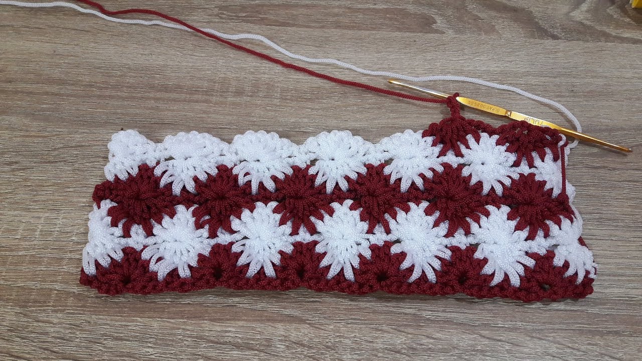Tutorial Crochet bag 1/2 สอนถักกระเป๋าเชือกร่ม ลายดาวกระจาย 1/2 ถักลายดาวกระจาย