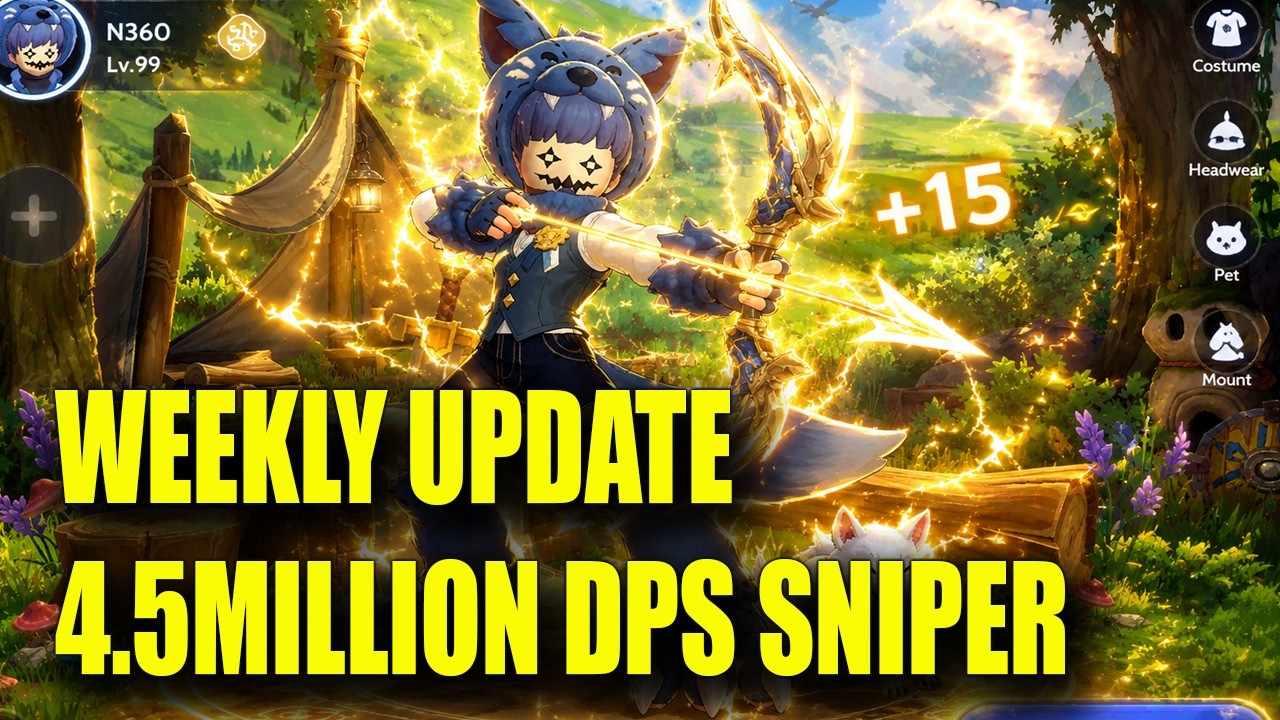 WEEKLY UPDATE FOR 4.5M DPS SNIPER - RAGNAROK ORIGIN CLASSIC