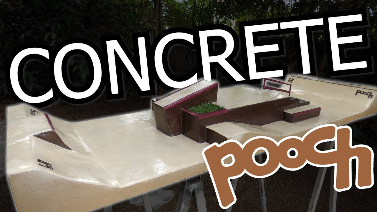 Como construir uma pista de fingerboard de concreto!